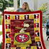 San Francisco 49ers Snoopy Quilt Blanket