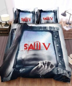 Saw V Movie Poster Bed Sheets Spread Comforter Duvet Cover Bedding Sets Ver 5