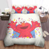 Sesame Street, Cheering Elmo Bed Sheets Duvet Cover Bedding Sets