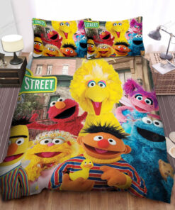 Sesame Street, Small Rubber Duck Bed Sheets Duvet Cover Bedding Sets