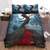 Sleepy Hollow Heads Will Roll Many Skullcaps With Blood In The Tree Movie Poster Bed Sheets Spread Comforter Duvet Cover Bedding Sets