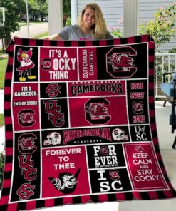 South Carolina Gamecock Quilt Blanket