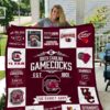 South Carolina Gamecocks Quilt Blanket 01