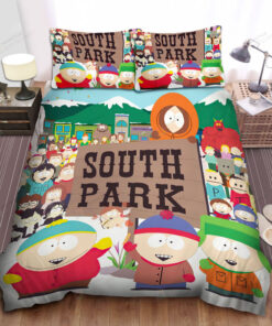 South Park Characters All In One Bed Sheets Duvet Cover Bedding Sets