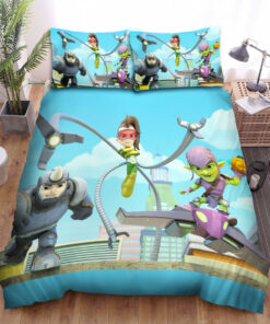 Spidey And His Amazing Friends The Villains Trio Bed Sheets Spread Duvet Cover Bedding Sets