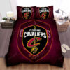 Sports Ohio Nba Cleveland Cavaliers Team Bed Sheet Duvet Cover Bedding Sets
