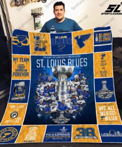 St Louis Blues 17 Quilt Blanket