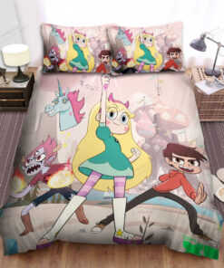 Star Vs. The Forces Of Evil The Poster Bed Sheets Spread Duvet Cover Bedding Sets