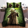 Star Wars Cool Master Yoda Portrait Bed Sheets Duvet Cover Bedding Sets