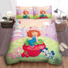 Strawberry Shortcake With Pupcake And Custard Bed Sheets Duvet Cover Bedding Sets