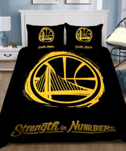 Strength In Numbers Golden State Warriors Bedding Set (duvet Cover & Pillow Cases)