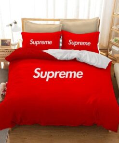 Supreme Logo Duvet Cover Bedding Set