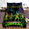 Teenage Mutant Ninja Turtles: The Movie (1990) Movie Poster Fanart Bed Sheets Spread Duvet Cover Bedding Sets