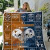 Texas Longhorns Amp Dallas Cowboy Quilt Blanket