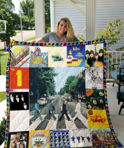The Beatles Albums Cover Poster Quilt Blanket Ver 2