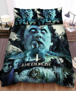 The Exorcist (1973) Poster Ver2 Bed Sheets Duvet Cover Bedding Sets