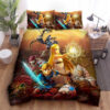 The Legend Of Zelda Link & Friends Protecting Princess Zelda Bed Sheets Duvet Cover Bedding Sets