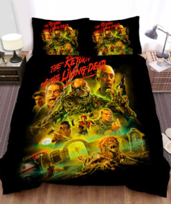 The Return Of The Living Dead Movie Poster Ix Photo Bed Sheets Spread Comforter Duvet Cover Bedding Sets