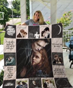 The Twilight Saga T-shirt Quilt Blanket