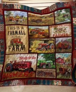 This Is A Farmall Farm All Others Will Be Plowed Quilt Blanket