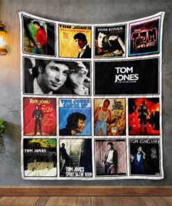 Tom Jones Album Covers Quilt Blanket