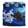 Toothless And The Light Fury Bedding Set (duvet Cover & Pillow Cases)