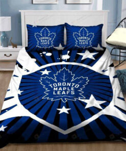 Toronto Maple Leafs B040950 Bedding Set Sleepy Halloween And Christmas Sale (duvet Cover & Pillow Cases)