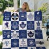 Toronto Maple Leafs Quilt Blanket Ver 25