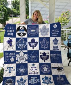Toronto Maple Leafs Quilt Blanket Ver 25