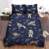 Toy Story Buzz Lightyear Pattern Bed Sheets Duvet Cover Bedding Sets