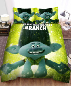 Trolls World Tour (2020) Branch Movie Poster Bed Sheets Duvet Cover Bedding Sets