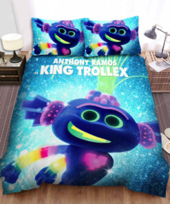 Trolls World Tour (2020) King Trollex Movie Poster Bed Sheets Duvet Cover Bedding Sets