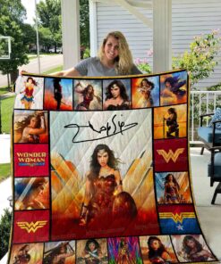 Wonder Woman Gal Gadot Quilt Blanket 01
