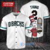 Arizona Diamondbacks Dr Seuss World Series Trophy Baseball Jersey White