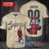 Arizona Diamondbacks x Joker DC Comics with Trophy Custom Baseball Jersey Sand