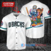 Arizona Diamondbacks x Lilo & Stitch with Trophy Baseball Jersey White