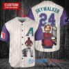 Arizona Diamondbacks x Luke Skywalker Star Wars with Trophy Custom Baseball Jersey Cream-Purple