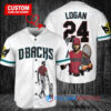 Arizona Diamondbacks x Wolverine Logan with Trophy Custom Baseball Jersey White