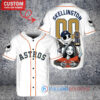 Astros Jack Skellington Sally World Series Trophy Baseball Jersey White