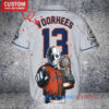 Astros Jason Voorhees Halloween World Series Trophy Baseball Jersey Gray