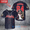 Atlanta Braves Freddy Krueger Halloween World Series Trophy Baseball Jersey