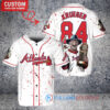 Atlanta Braves Freddy Krueger Halloween World Series Trophy Baseball Jersey White