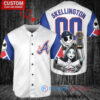 Atlanta Braves Jack Skellington Sally World Series Trophy Baseball Jersey White