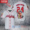 Atlanta Braves Limited Edition World Series Trophy Baseball Jersey Gray