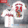 Atlanta Braves x Limited Edition with World Series Trophy Custom Baseball Jersey White