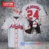 Atlanta Braves x Lord Voldemort Baseball Jersey Gray - Harry Potter Trophy