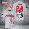 Atlanta Braves x Wolverine Logan with Trophy Custom Baseball Jersey Gray