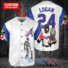 Atlanta Braves x Wolverine Logan with Trophy Custom Baseball Jersey White City Connect