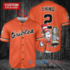 Baltimore Orioles Dr Seuss World Series Trophy Baseball Jersey - Orange