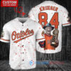 Baltimore Orioles Freddy Krueger Halloween World Series Trophy Baseball Jersey White